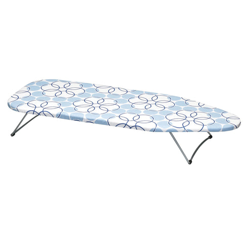 Household Essentials 122101 table top ironing board with steel mesh top for stability.