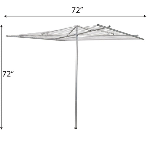Household Essentials 17130-1 provides 210 feet of outdoor drying space