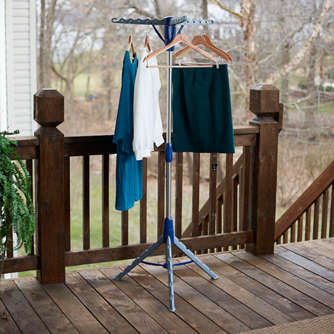 Household Essentials 5009-1 drying rack folded for compact storage