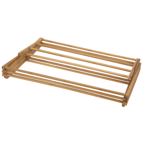 Household Essentials top dowels flat-drying for sweaters and delicates.