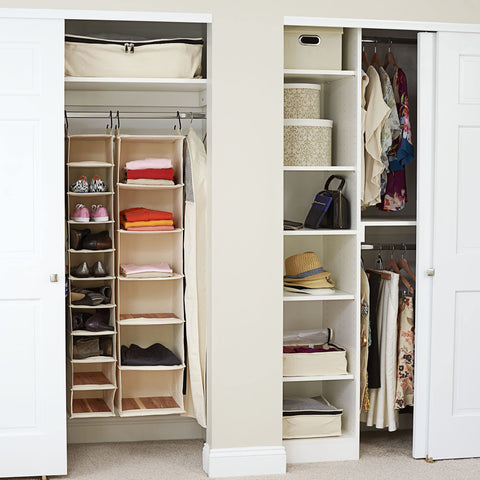 Under-bed compact sweater storage bag by Household Essentials for space-saving organization.