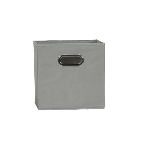 Household Essentials foldable bin offers compact storage when not in use.