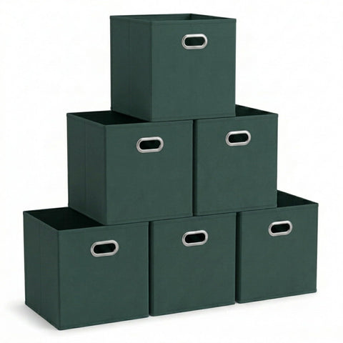 Household Essentials foldable storage cubes front view for tidy toy and clothing organization