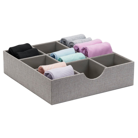 Household Essentials maximizes drawer space while keeping items findable.