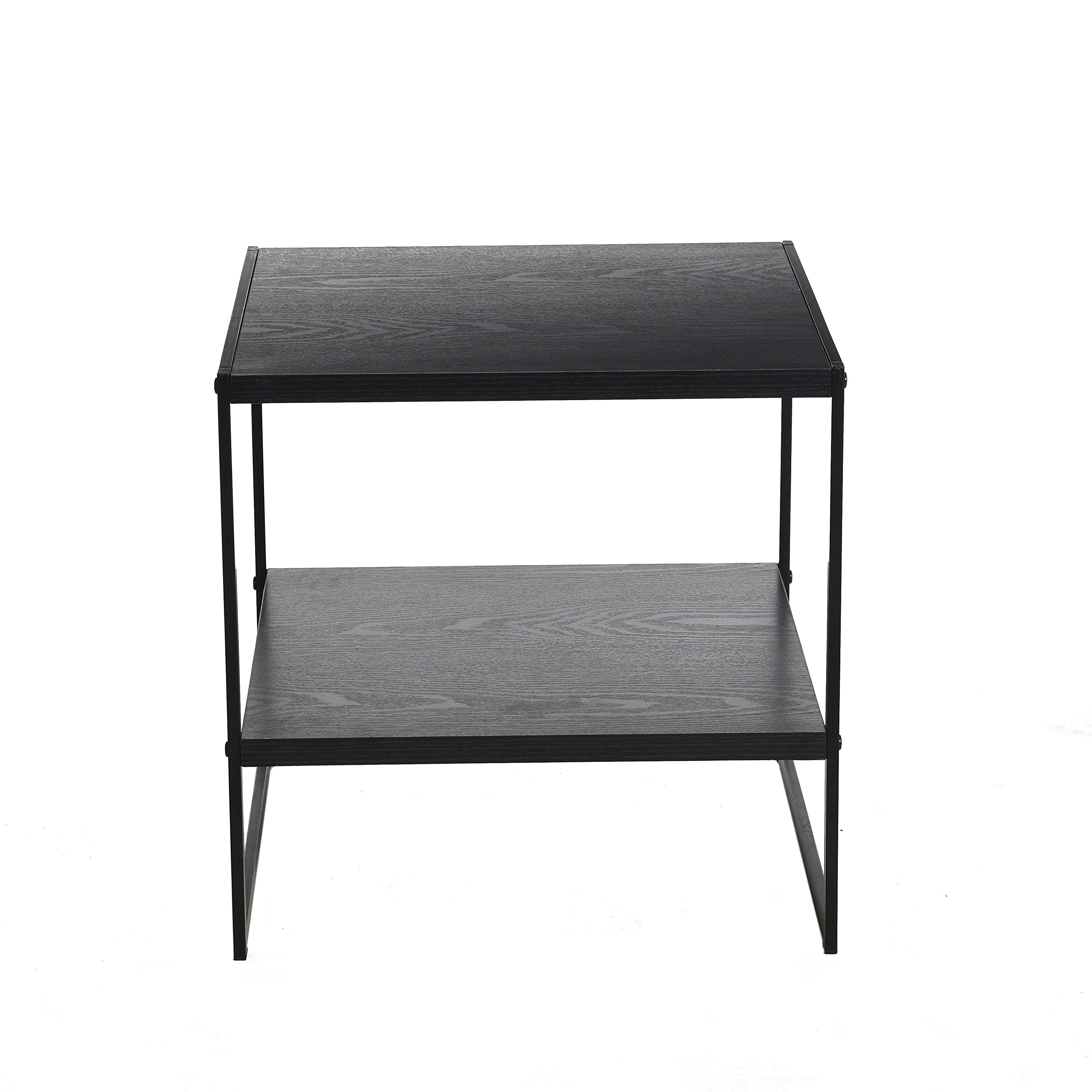 Household Essentials Jamestown end-table room setup demonstrates compact, airy design in small spaces.