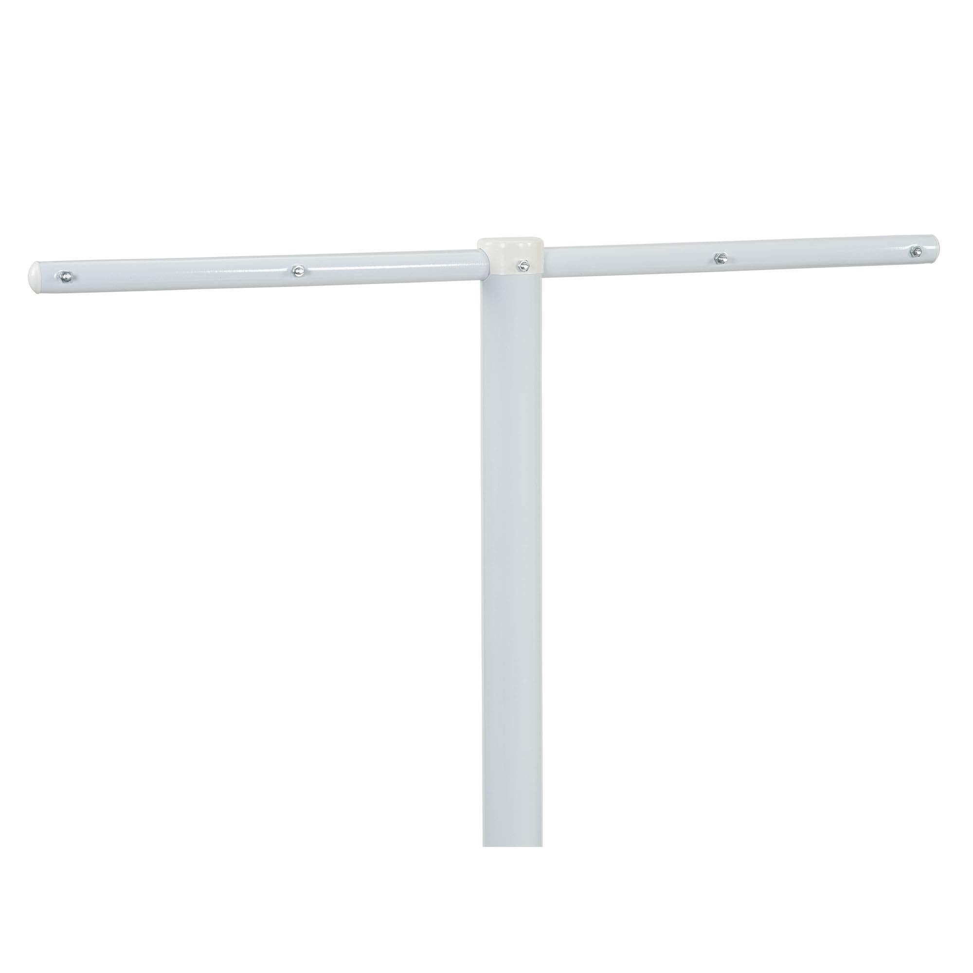 Household Essentials Mega Outdoor Clothesline 86-inch post offers tall, space-saving coverage.