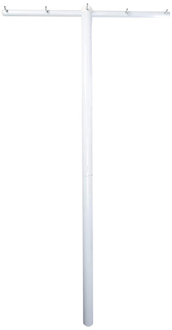 Household Essentials Mega Outdoor Clothesline ground installation with concrete offers extra stability.