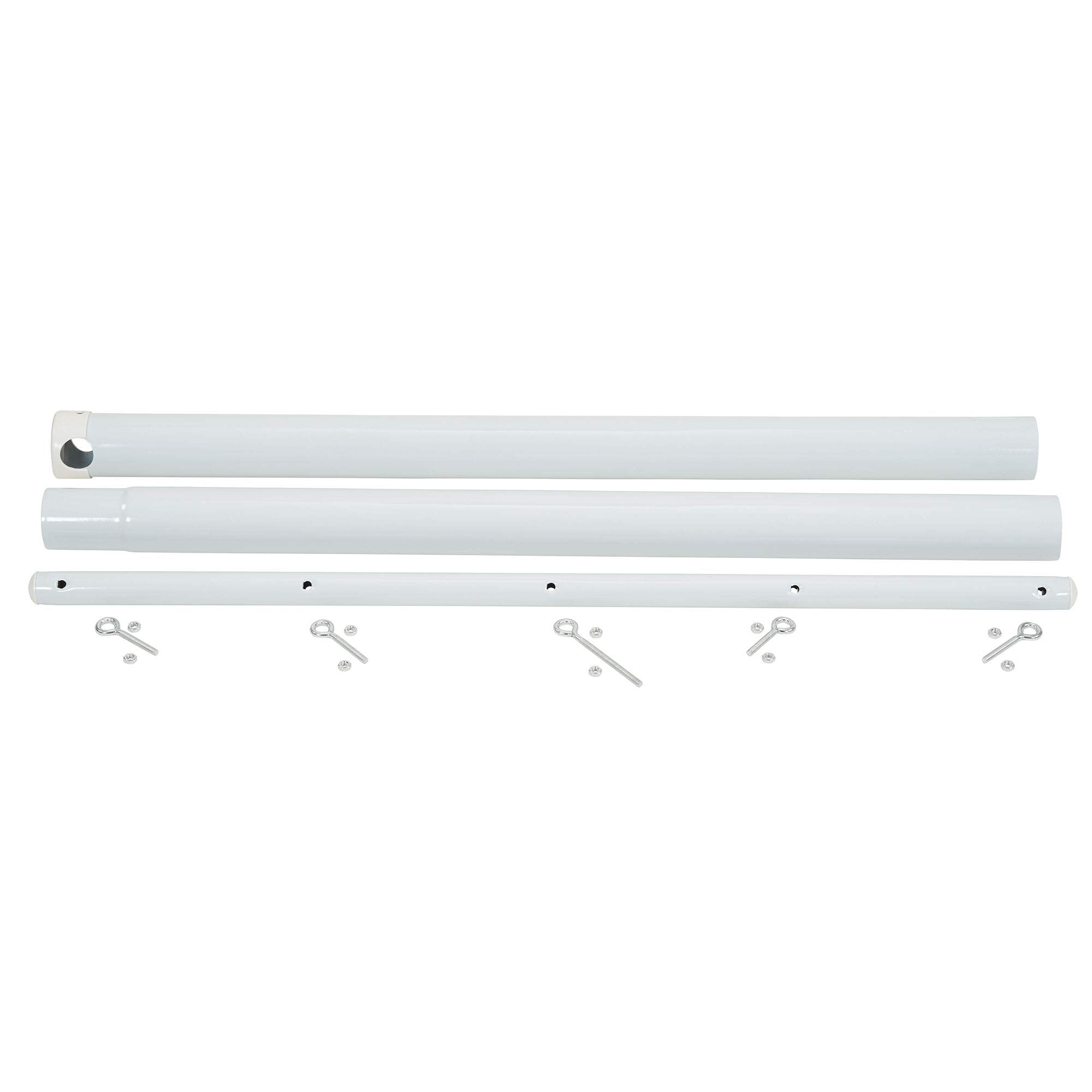 Household Essentials Mega Outdoor Clothesline with wide line spacing helps dry bulky fabrics.