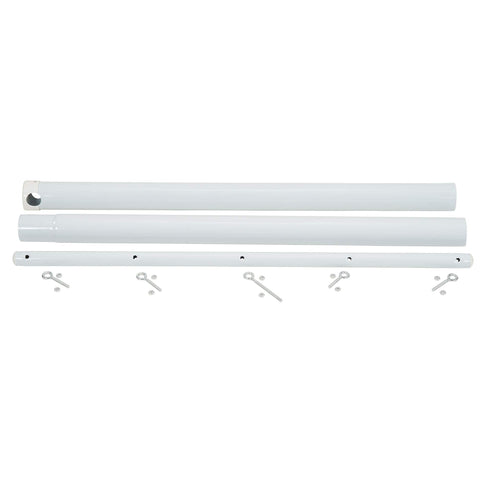 Household Essentials Mega Outdoor Clothesline with wide line spacing helps dry bulky fabrics.