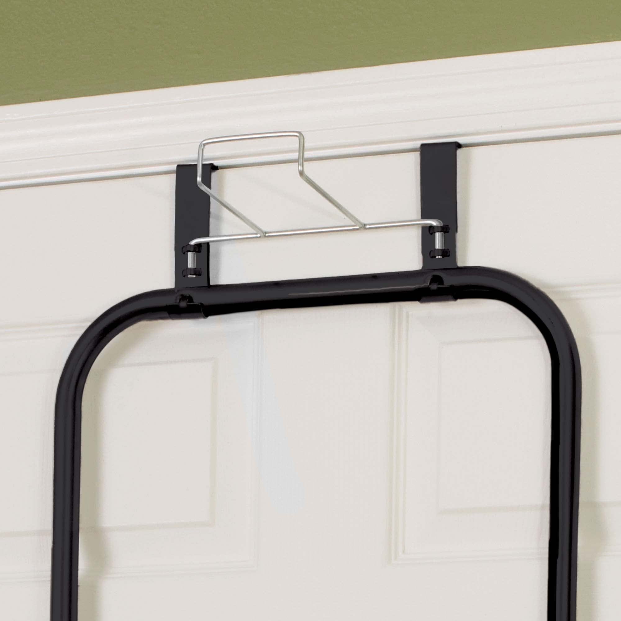 Household Essentials steel-mesh ironing surface promotes steam flow for even results.