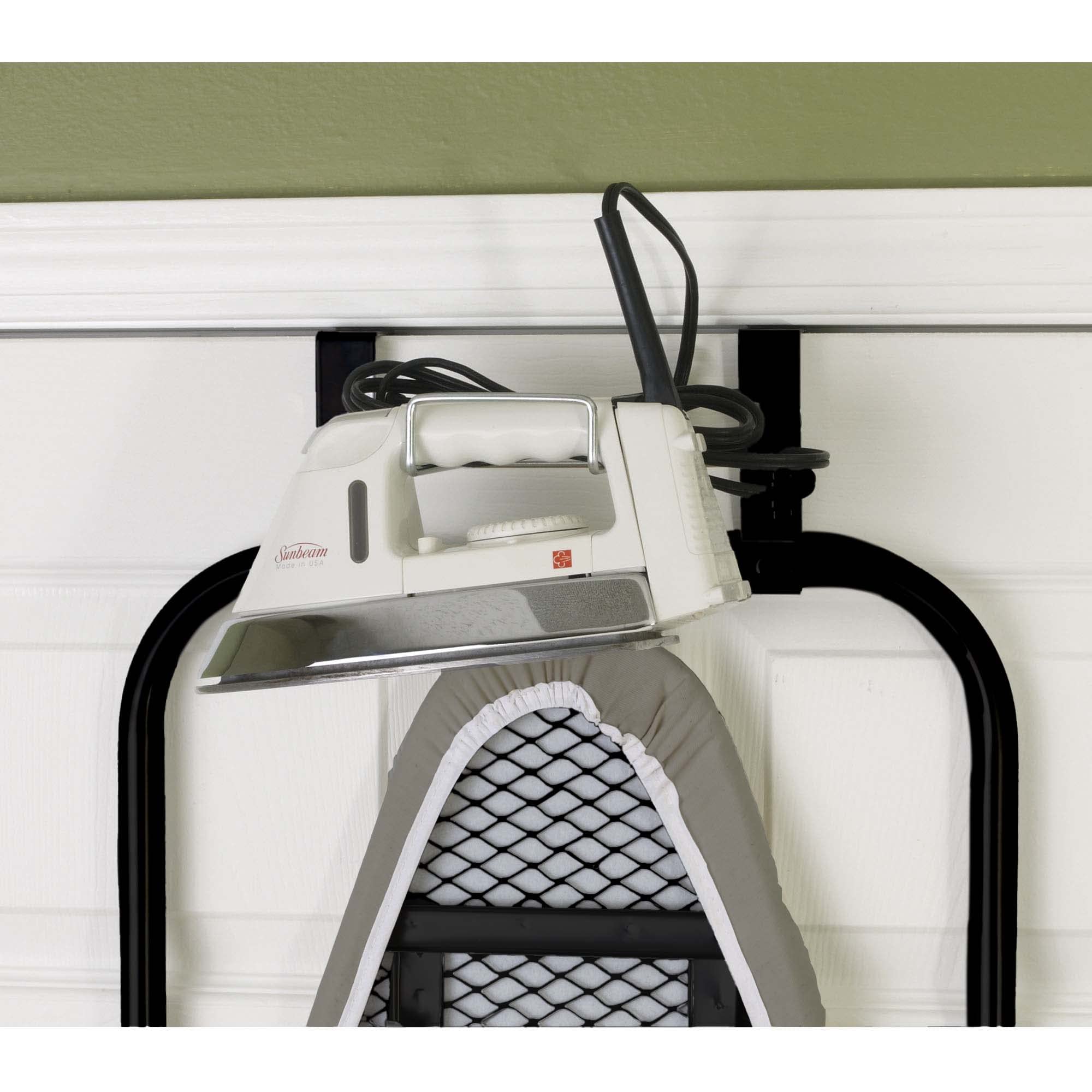 Household Essentials top iron holder keeps your iron within easy reach during pressing.