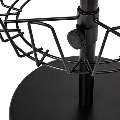 Weighted base keeps the shoe rack steady on busy floors