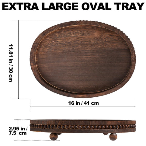HouseJoy tray features a stable 1.3-inch base for secure decoration placement.