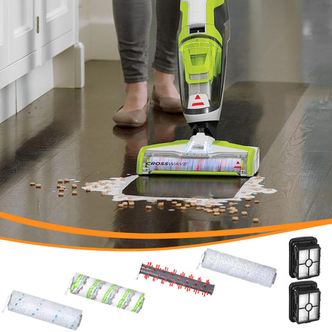 Houselife CrossWave cleaning tool kit simplifies maintenance and quick brush/filter changes