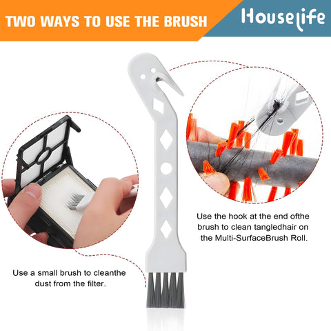 Houselife CrossWave HEPA filters pack helps maintain suction by trapping dust efficiently