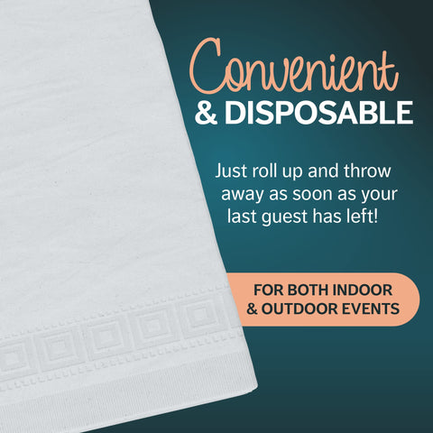 HOUZZKINGZ USA 54x108 rectangle tablecloth for banquet setups.