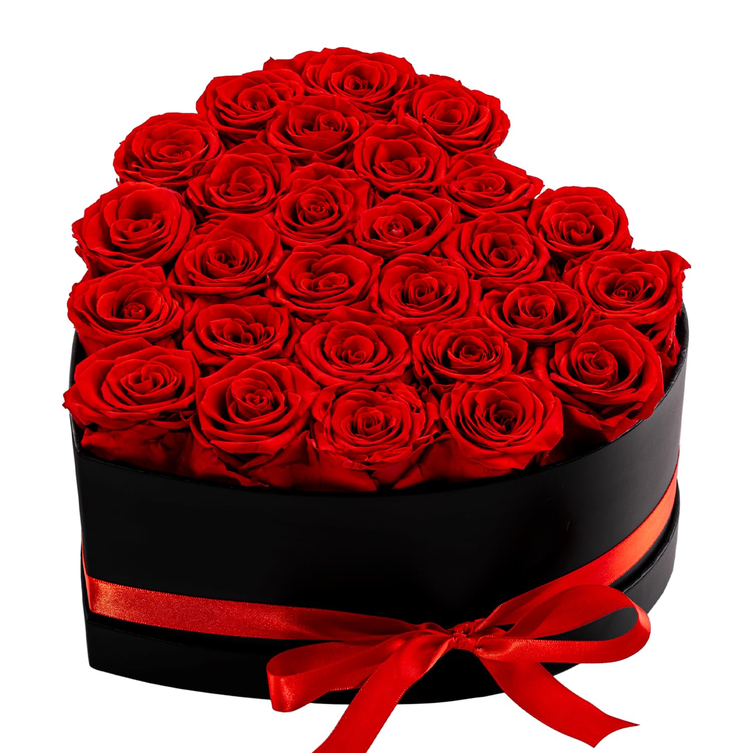 Hover Flower 27 forever roses in a box, lasting romantic gift for anniversaries