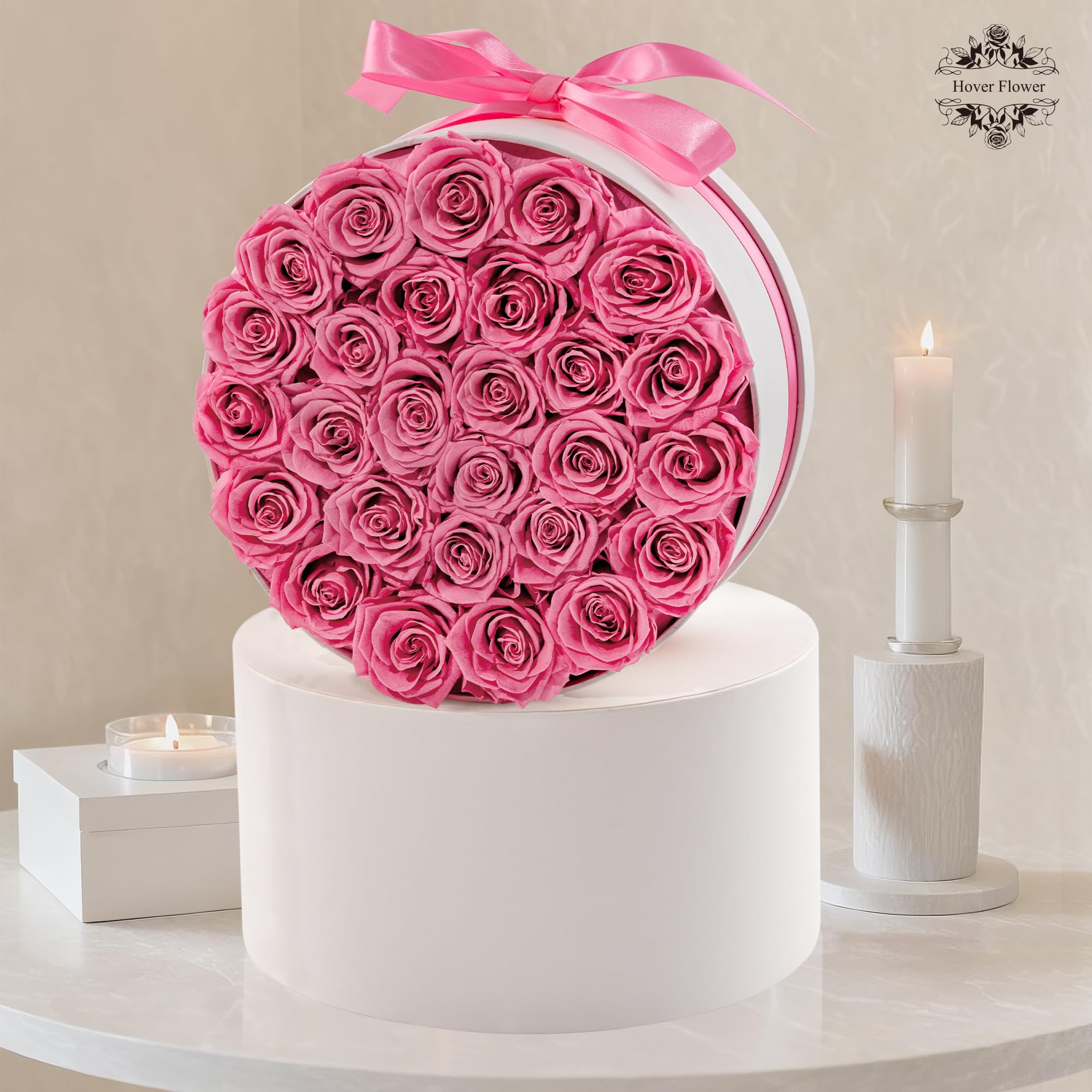 No-maintenance roses from Hover Flower, hassle-free year-round decor.