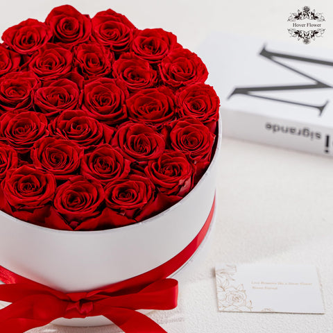 Hover Flower Real Flowers Preservation Process shows handcrafted care