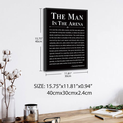 Howwii inspirational quote canvas for office decor adds a motivational touch.