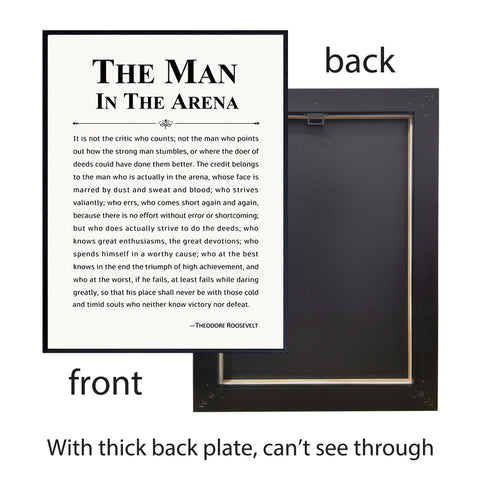 Howwii thick canvas print with back plate for durable, long-lasting display.