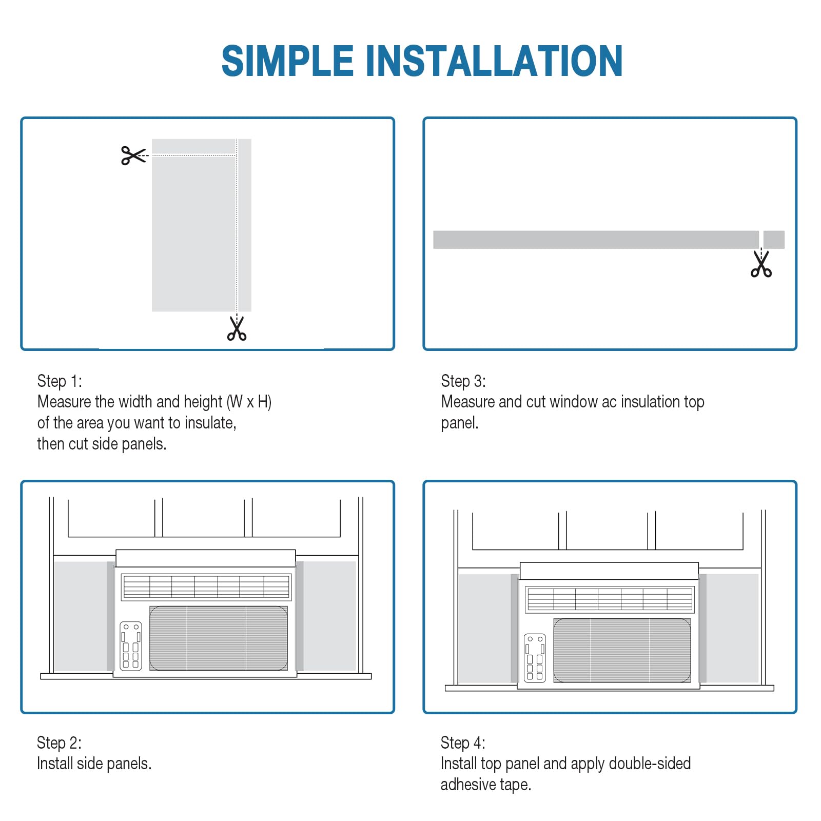 HOXHA adhesive channel enables easy, tool-free installation