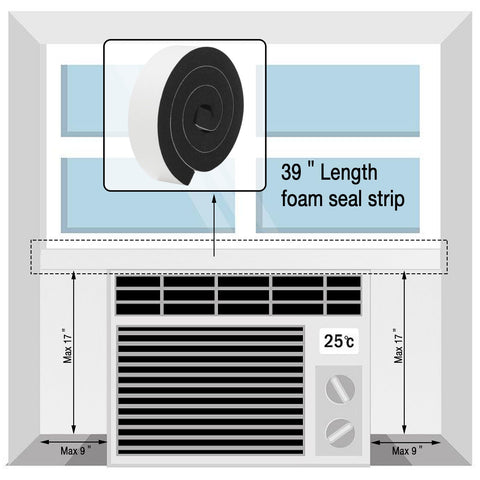 HOXHA left side panel fits 17x9 inch openings to reduce drafts