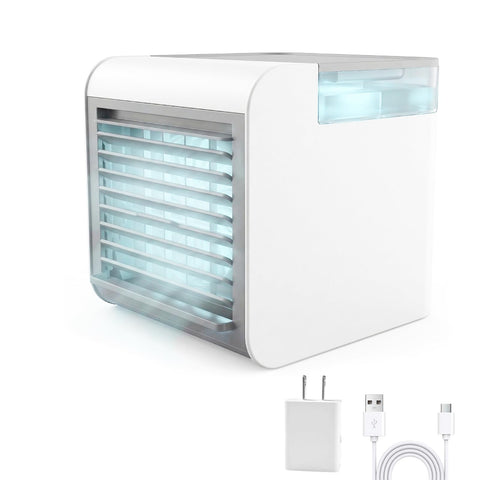 HOXILEELEO portable air conditioner fan front view for quick cooling