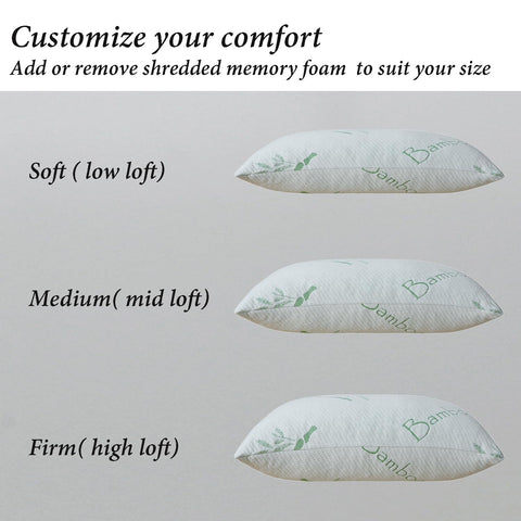 HOXXME king-size pillow in bed setup for lounging