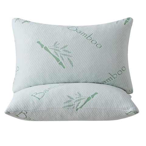 HOXXME vacuum-sealed pillows rolled for compact shipping and storage