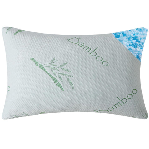 HOXXME king size memory foam pillow with shredded fill for tailored support