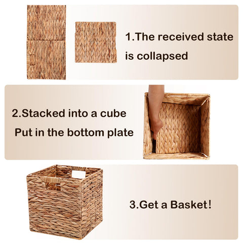 HOYCYA6 folded-flat cube shows space-saving design when not in use