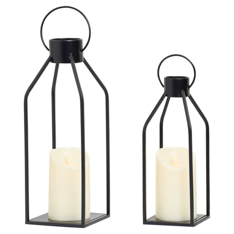 HPC DEC R OUR HAPPY PLACE lantern on table creates warm ambiance