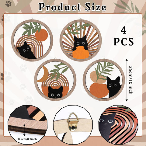 HPNIUB cozy rustic cat decor gift idea for cat lovers