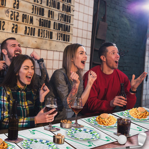 Hpscdyo disposable tableware enables easy post-party cleanup.
