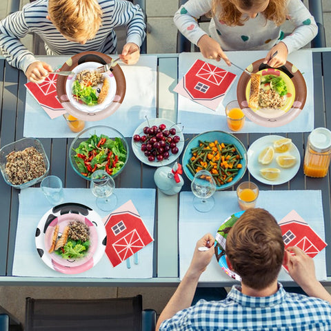 Hpscdyo disposable tableware keeps meals tidy with easy storage and fast disposal.