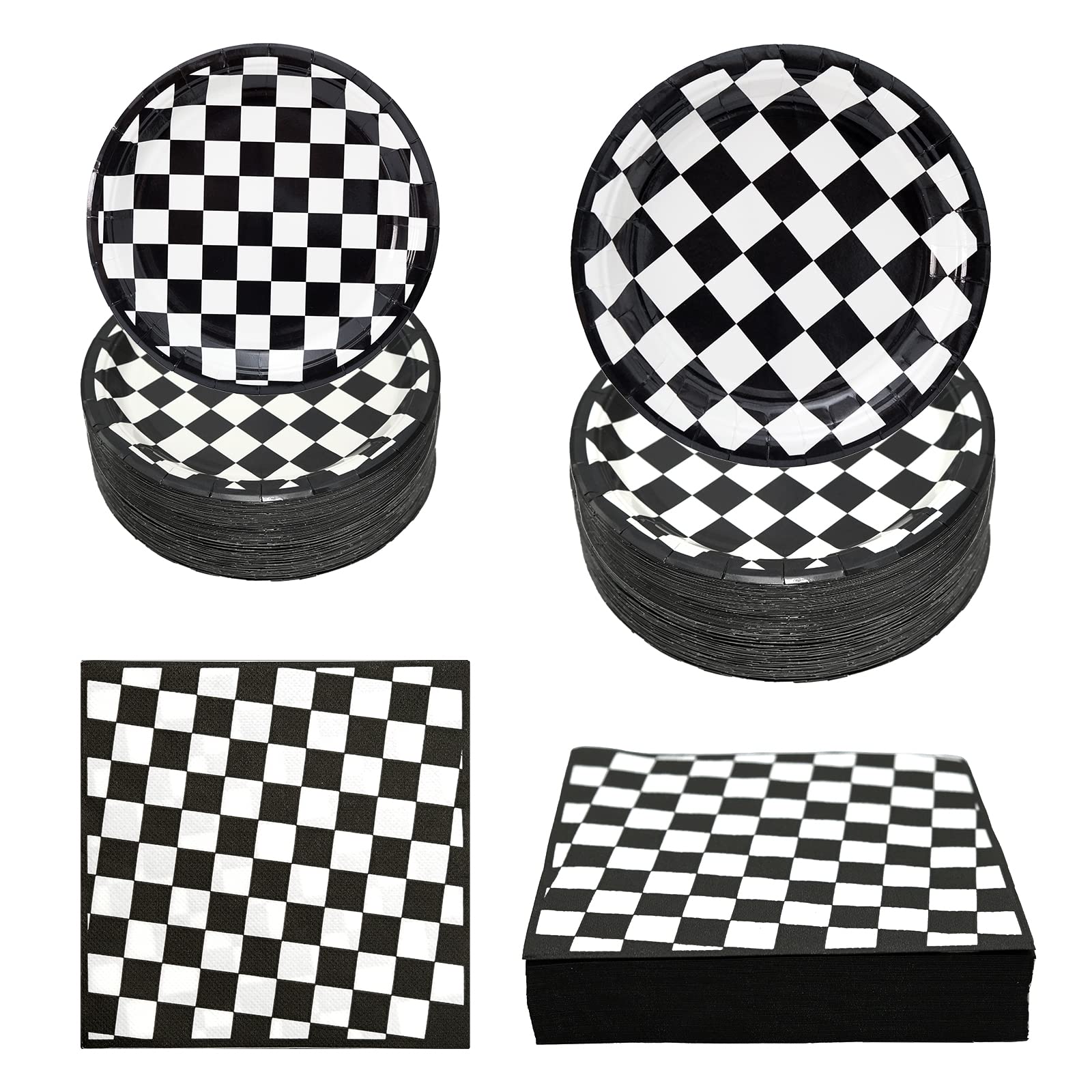 Hpscdyo race car plates laid out for a vibrant party setup with quick serving benefits