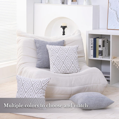 HPUK set of four pillow covers ready to refresh a sofa or bed.