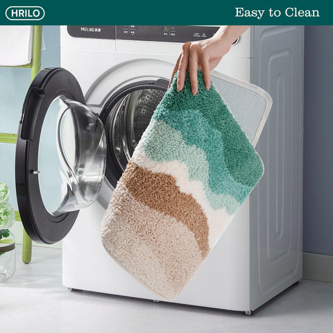 HRILO anti-slip entry rug helps keep footprints tidy in busy areas.