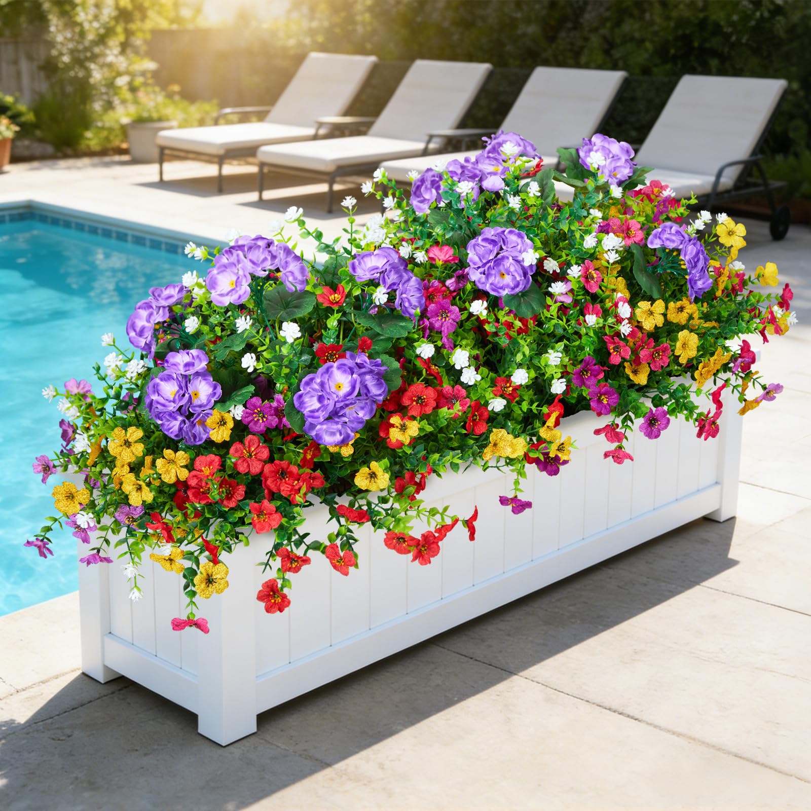 Hrobek packing of 12 artificial flower bundles for easy display