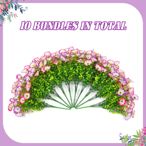 Hrobek outdoor silk blooms with eucalyptus leaves for wall or doorway