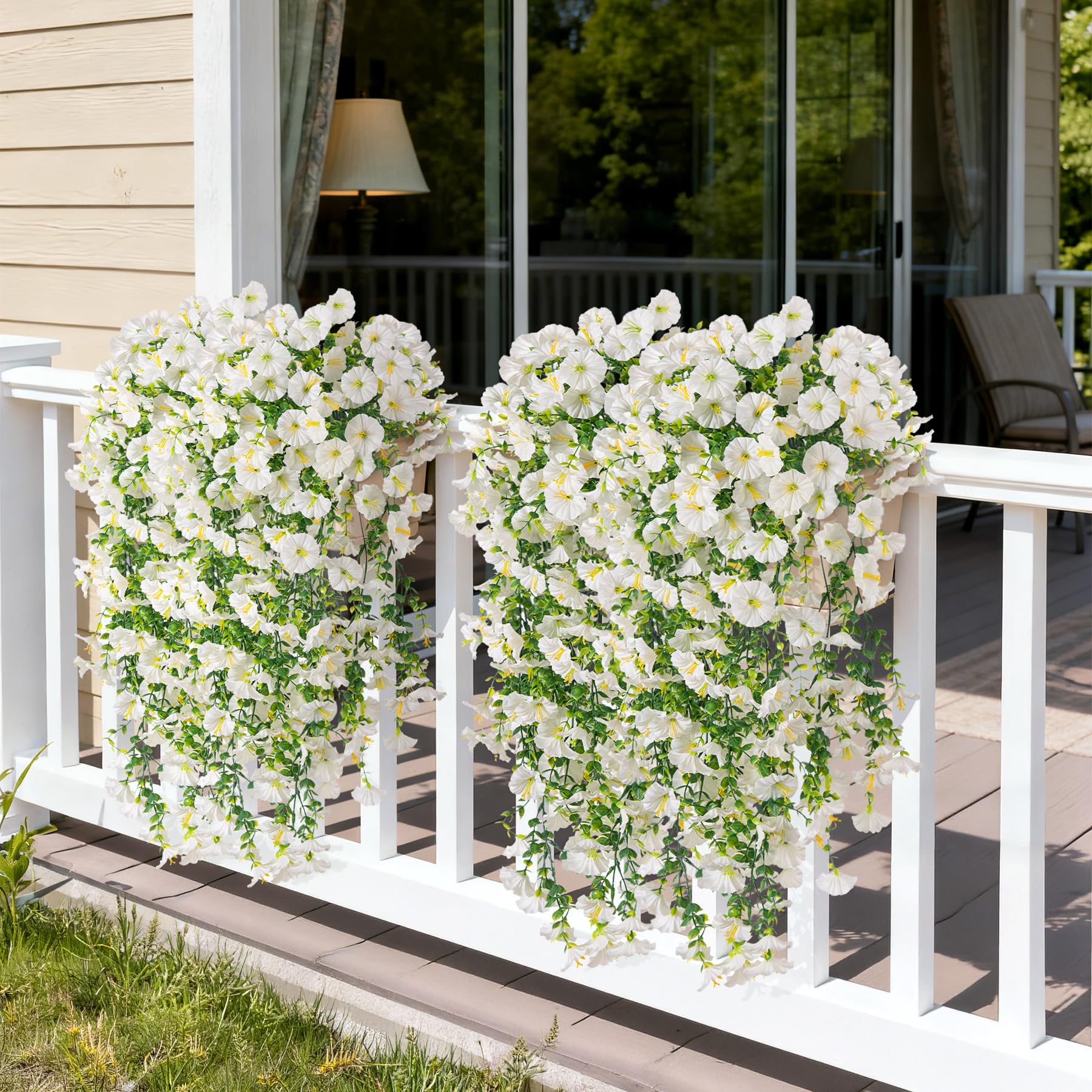 Hrobek porch decor with two adjustable branches—low maintenance beauty.