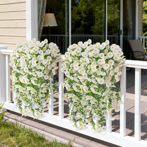 Hrobek porch decor with two adjustable branches—low maintenance beauty.