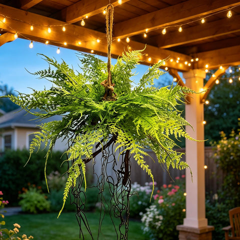Hrobek fern fronds detail create lush, realistic greenery for any space.