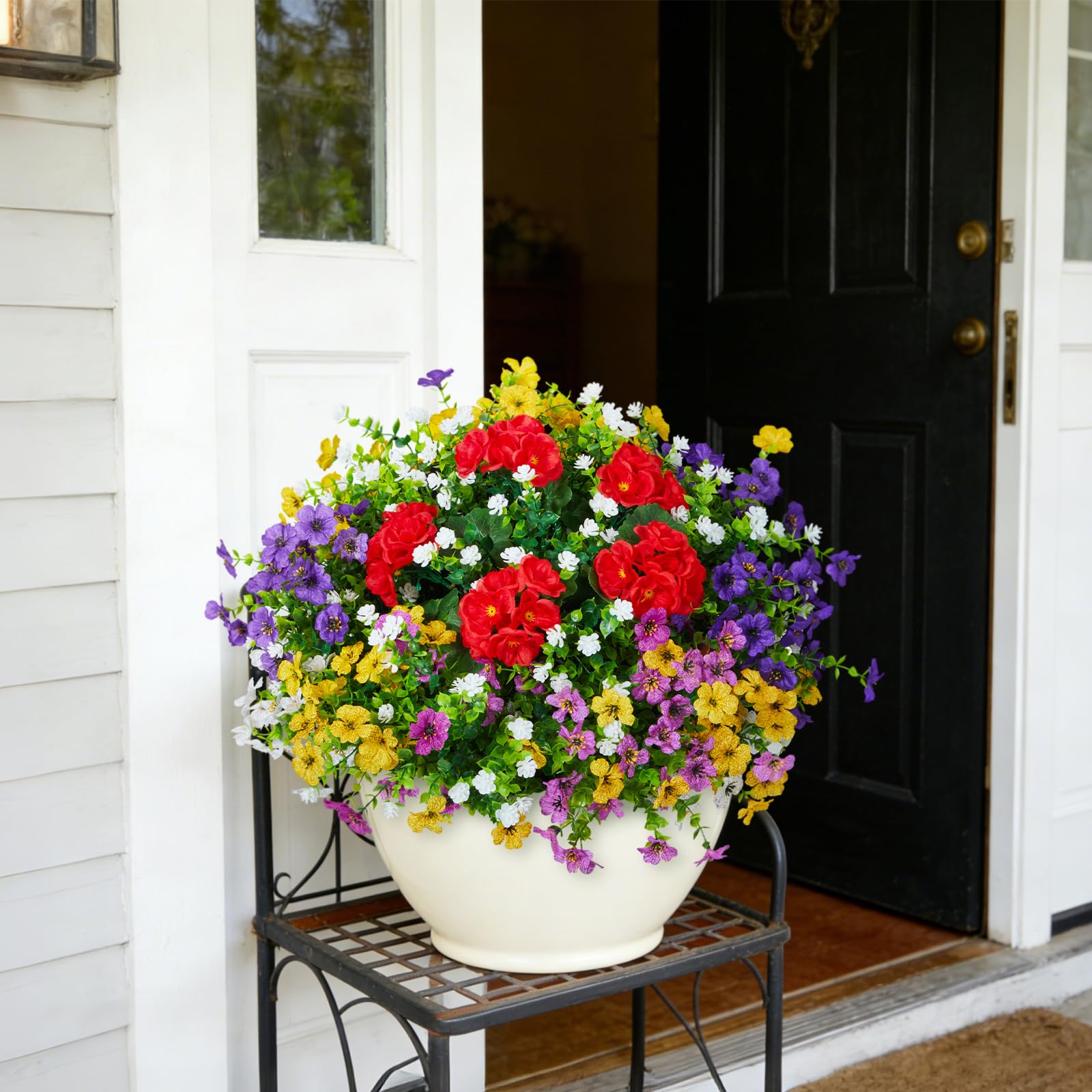 Hrobek lush front yard and backyard decor enhances outdoor spaces.