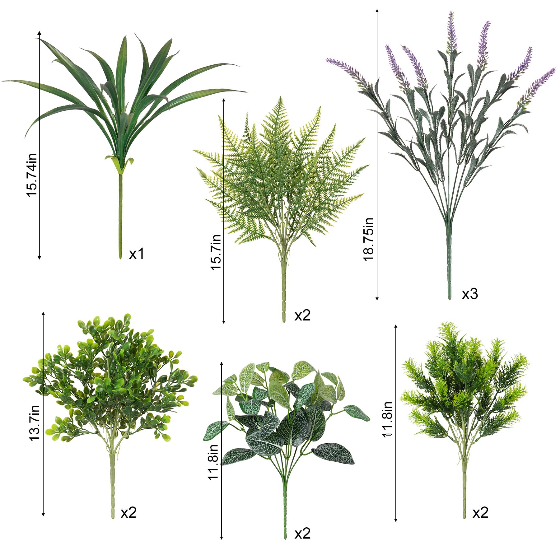 Hrobek fern bundles create lush patio greenery with zero watering and upkeep