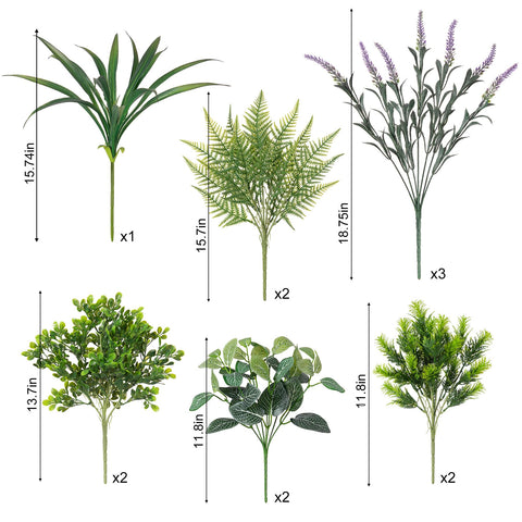 Hrobek fern bundles create lush patio greenery with zero watering and upkeep