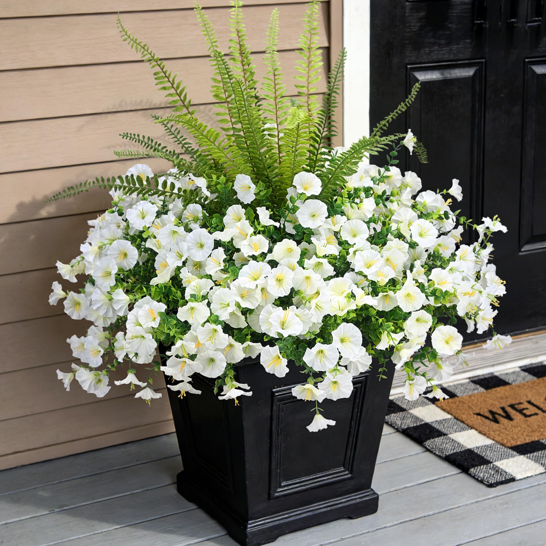 Hrobek outdoor morning glory white bunches for garden decor.