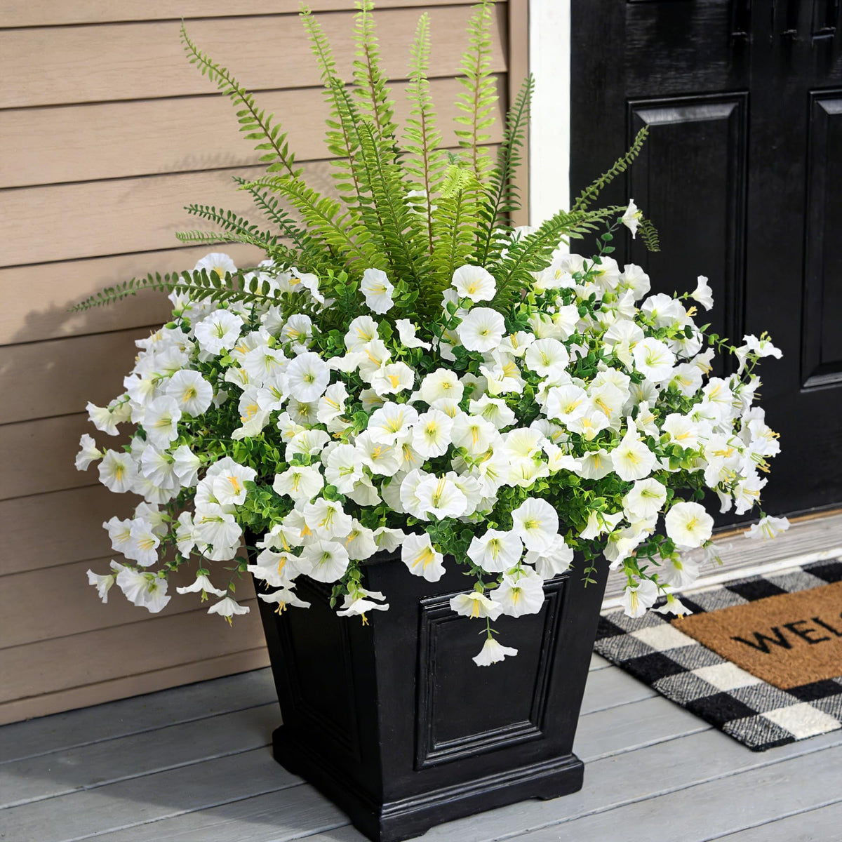 Hrobek outdoor morning glory white bunches for garden decor.