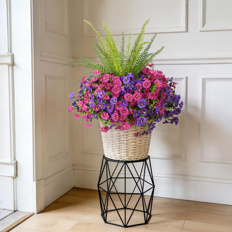 Hrobek outdoor fade-resistant silk flowers withstand sun and rain